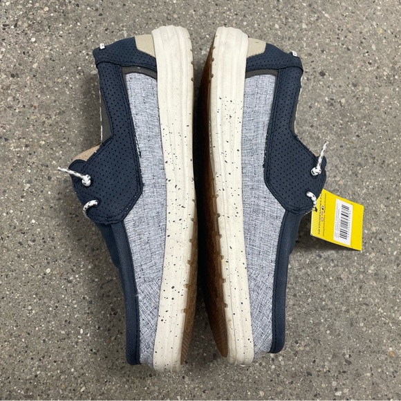 Gently Worn EUC Hey Dude Casual Welsh Ocean stylish comfortable shoes size 10 - Picture 11 of 16